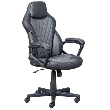 Ando executive lænestol med øko-læderbetræk | kasa-store