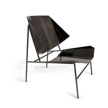 Terra fauteuil van Atipico gemaakt van wit metaal
