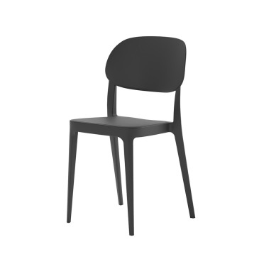 Alma Design Amy stackable chair with or without armrests | kasa-store