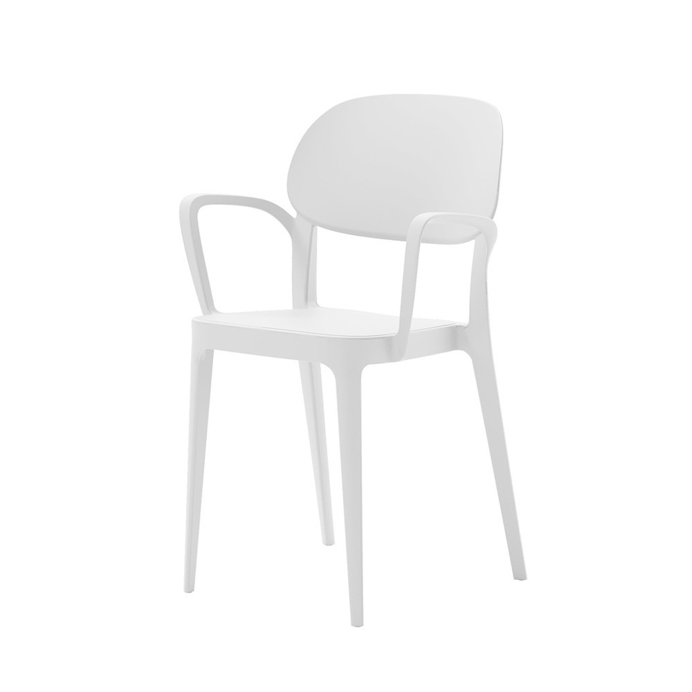 Alma Design Amy stapelbar stol med eller utan armstöd | kasa-store