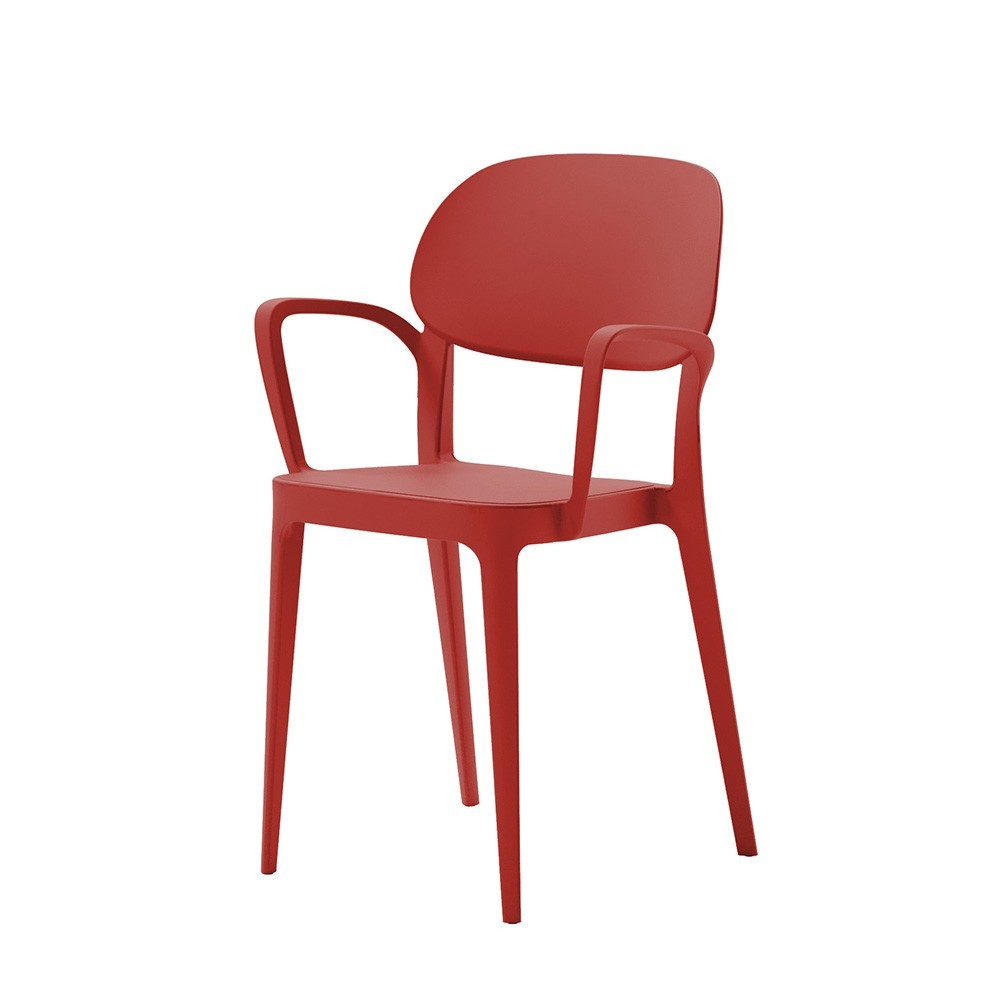 Cadeira empilhável Alma Design Amy com ou sem braços | kasa-store