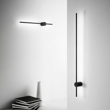 Lampada da parete Essence di Ideal Lux disponibile in due finiture con lampada a led