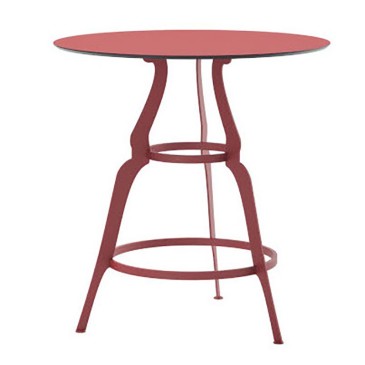 Alma design bistrò tavolino rosso