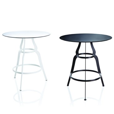 Alma design bistrò tavolino bianco - nero