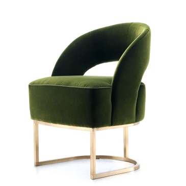Danu fauteuil van Badari gemaakt in Italië met een vintage design