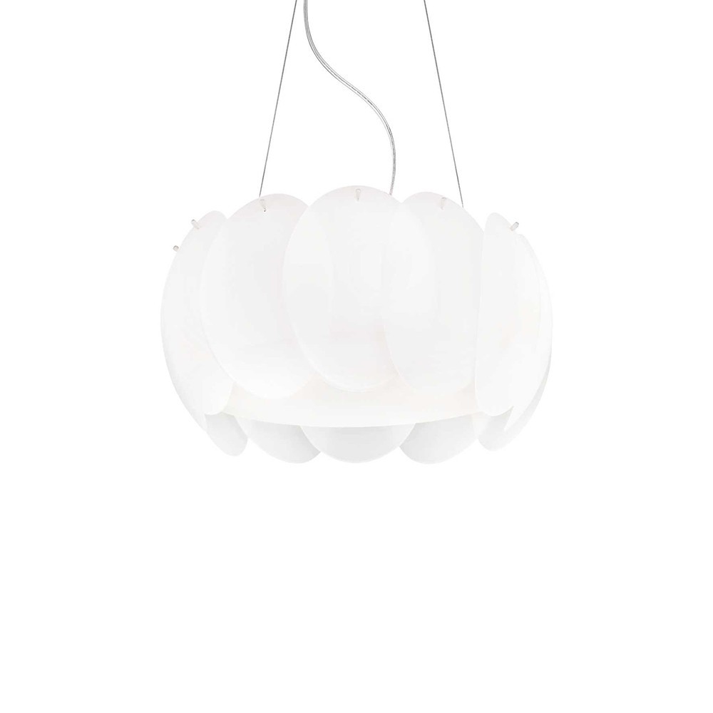 Γυάλινο κρεμαστό φωτιστικό Ovalino της Ideal Lux | kasa-store