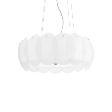 Lampada a sospensione in vetro Ovalino di Ideal Lux | kasa-store