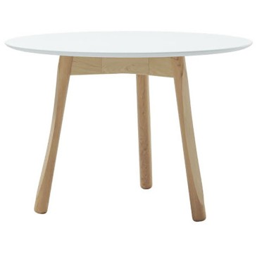 Alma Design Marnie Tisch mit Holzstruktur | kasa-store