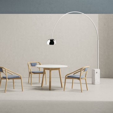 Table Alma Design Marnie avec structure en bois | kasa-store