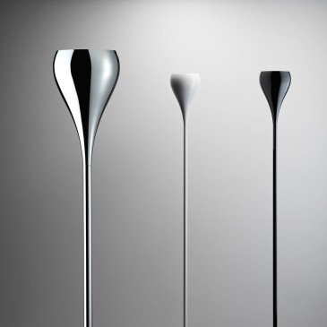Bijou floor lamp by Fabbian available in three different finishes