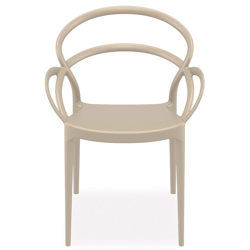 Dina Stapelbarer Outdoor-Stuhl aus Polypropylen | kasa-store