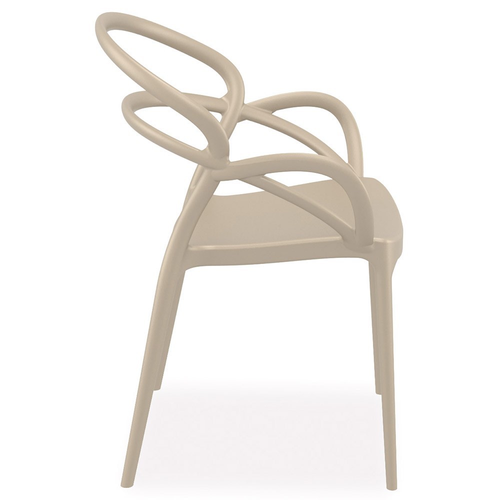 Dina Cadeira empilhável de polipropileno para exterior | kasa-store