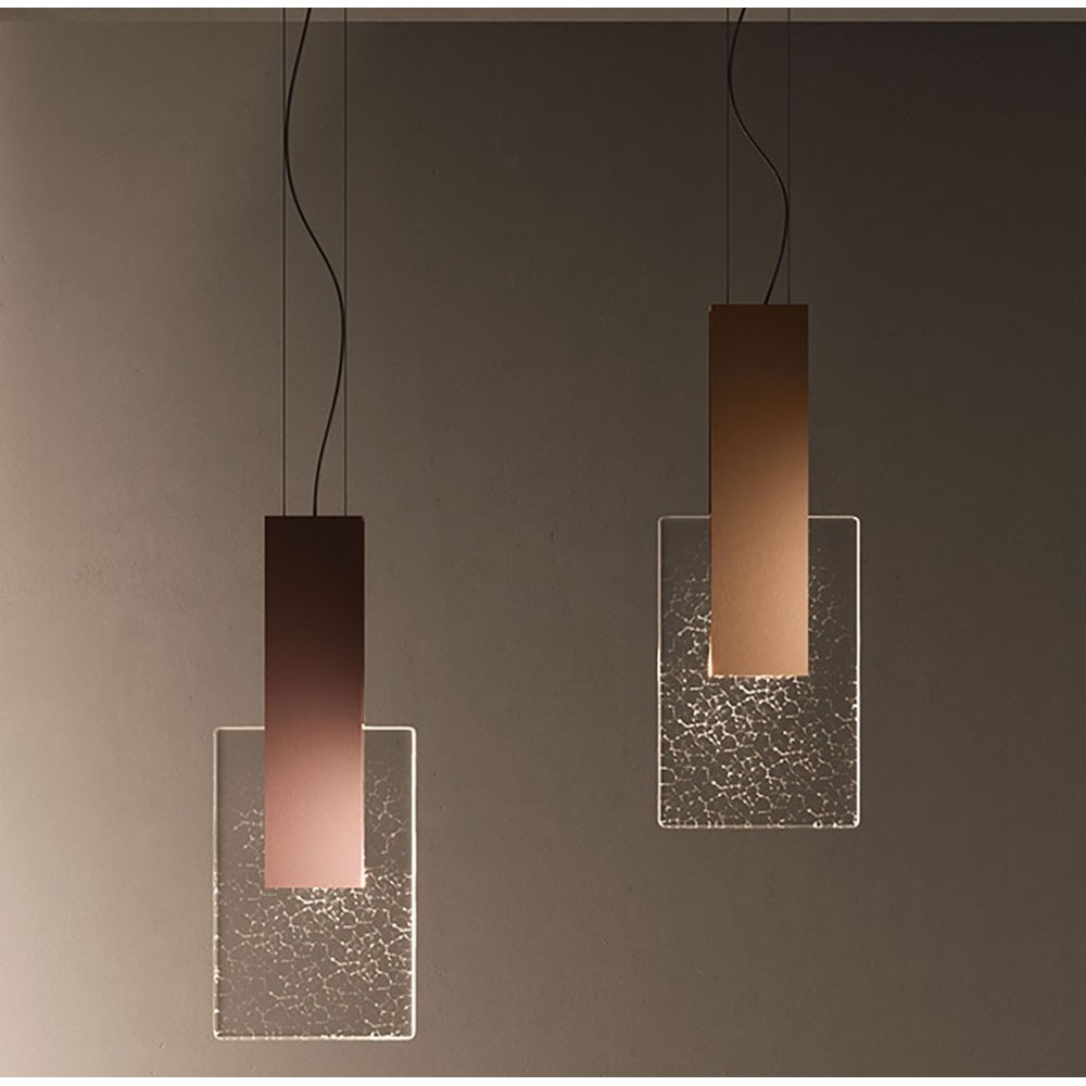 Amulette Art suspension or wall lamp by Fabbian | kasa-store
