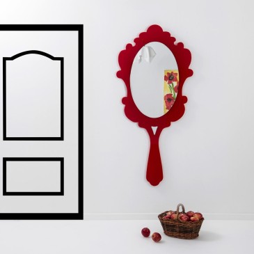 Coty 150 large wall mirror by Iplex made in Italy