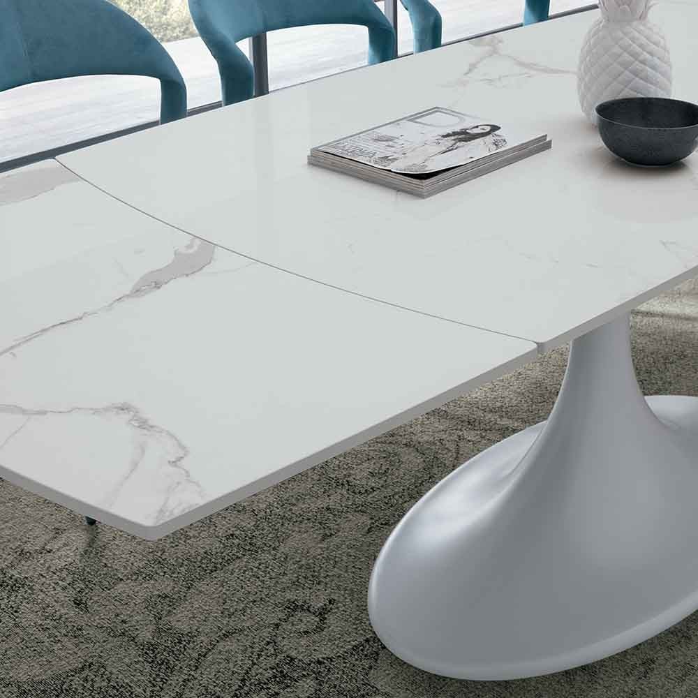 Extendable table glass by Target Point | kasa-store