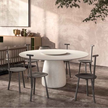Τολμηρό στρογγυλό τραπέζι για εσωτερικούς και εξωτερικούς χώρους από την Capod'opera | kasa-store