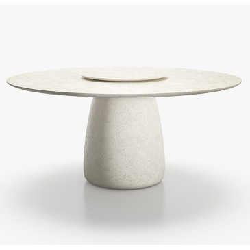 Bold round table for indoors and outdoors by Capod'opera | kasa-store