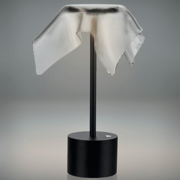iplex design d-touch lampada da tavolo nera