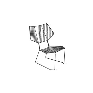 Alieno Peacock armchair by Casamania metal structure available in two finishes