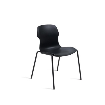 Casamania Stereo Chair με μεταλλική κατασκευή και κέλυφος πολυπροπυλενίου