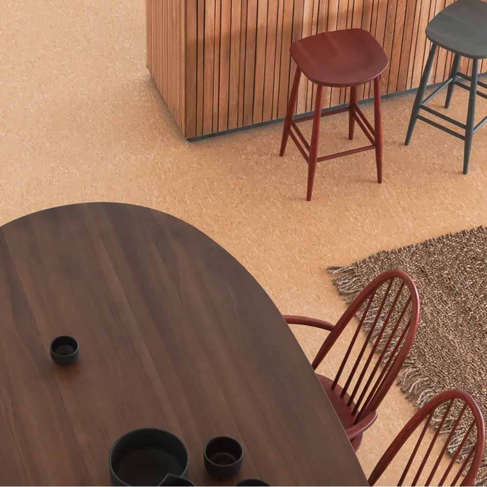 Pennon Large tavolo in legno ovale di L.Ercolani | kasa-store