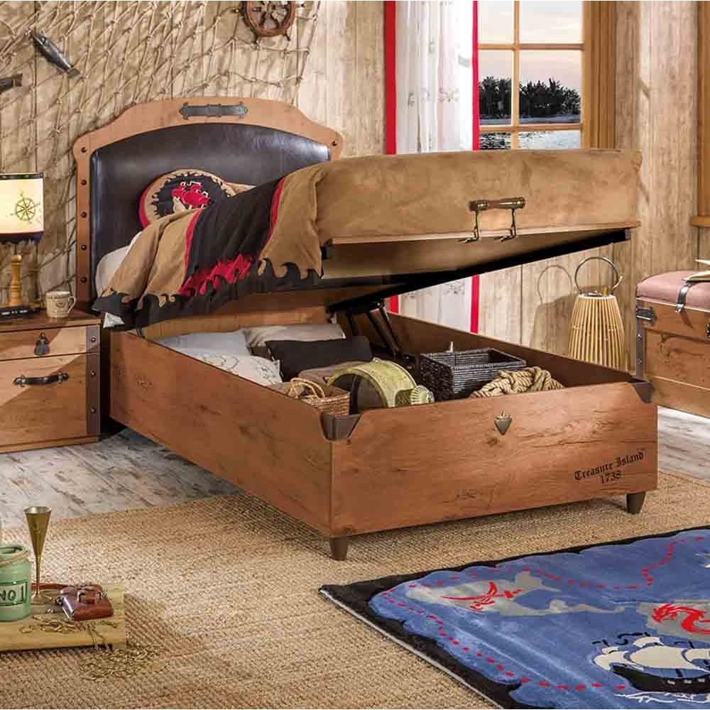Piraten-Einzelbett passend für Themenzimmer | kasa-store