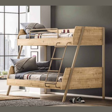Moka bunk bed with a square and a half below and a square above