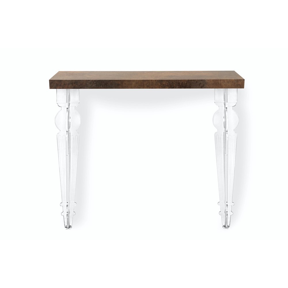 Maugenio Habitat console in PMMA and wood by Iplex desing | kasa-store