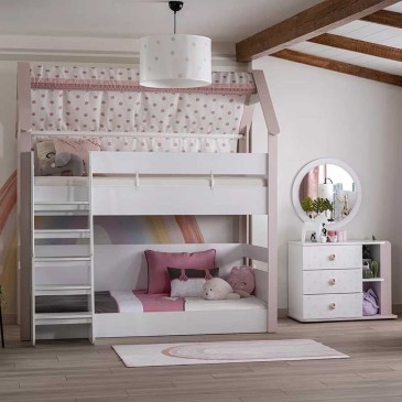 Hut-shaped bunk bed suitable for children's bedrooms | kasa-store