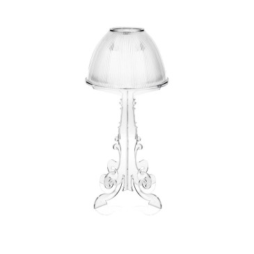 Iplex design cancan lampada da tavolo trasparente