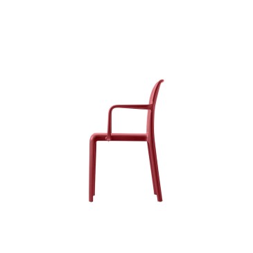 Cadeira Connubia Bayo moderna e colorida com braços | kasa-store