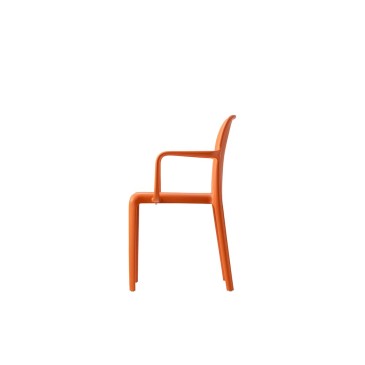 Cadeira Connubia Bayo moderna e colorida com braços | kasa-store