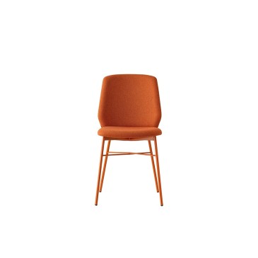 Connubia Sibilla Μεταλλική καρέκλα με μαλακή επένδυση | kasa-store