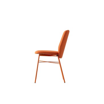 Connubia Sibilla Μεταλλική καρέκλα με μαλακή επένδυση | kasa-store