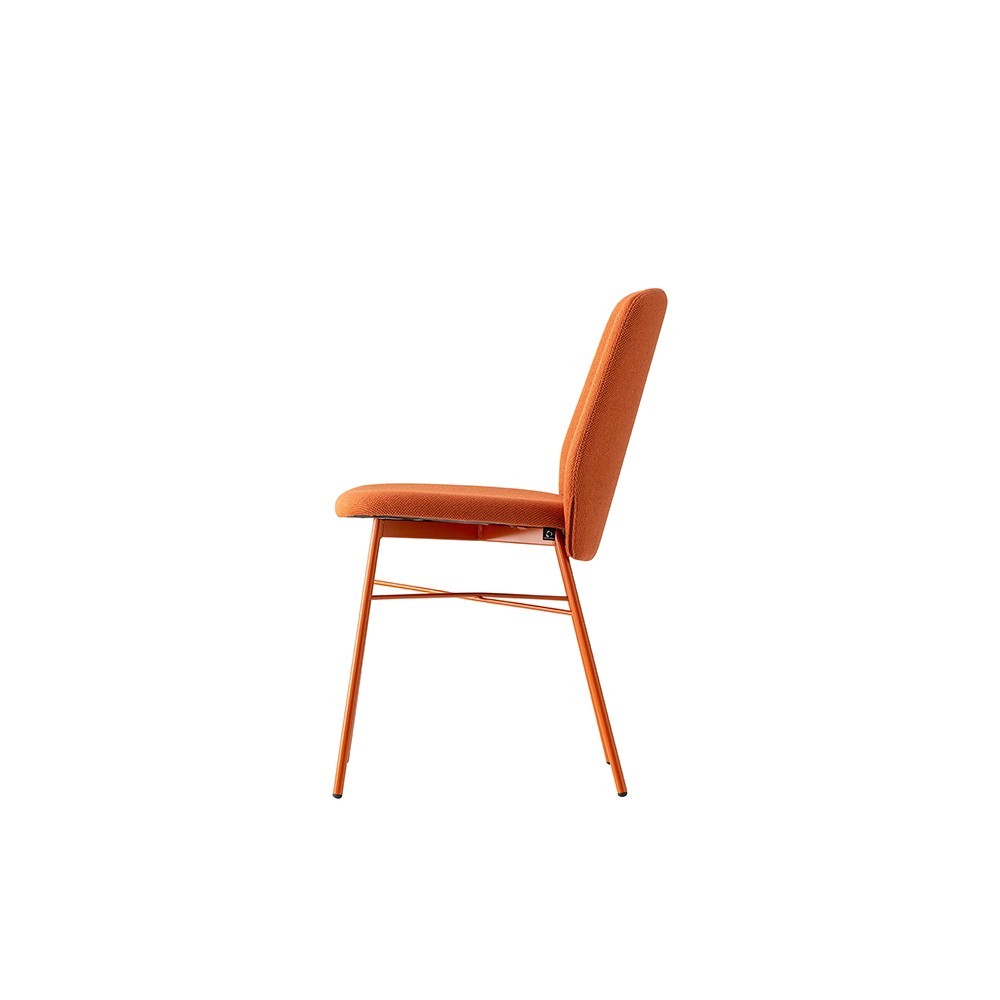 Connubia Sibilla Soft padded metal chair | kasa-store