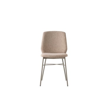 Connubia Sibilla Soft padded metal chair | kasa-store