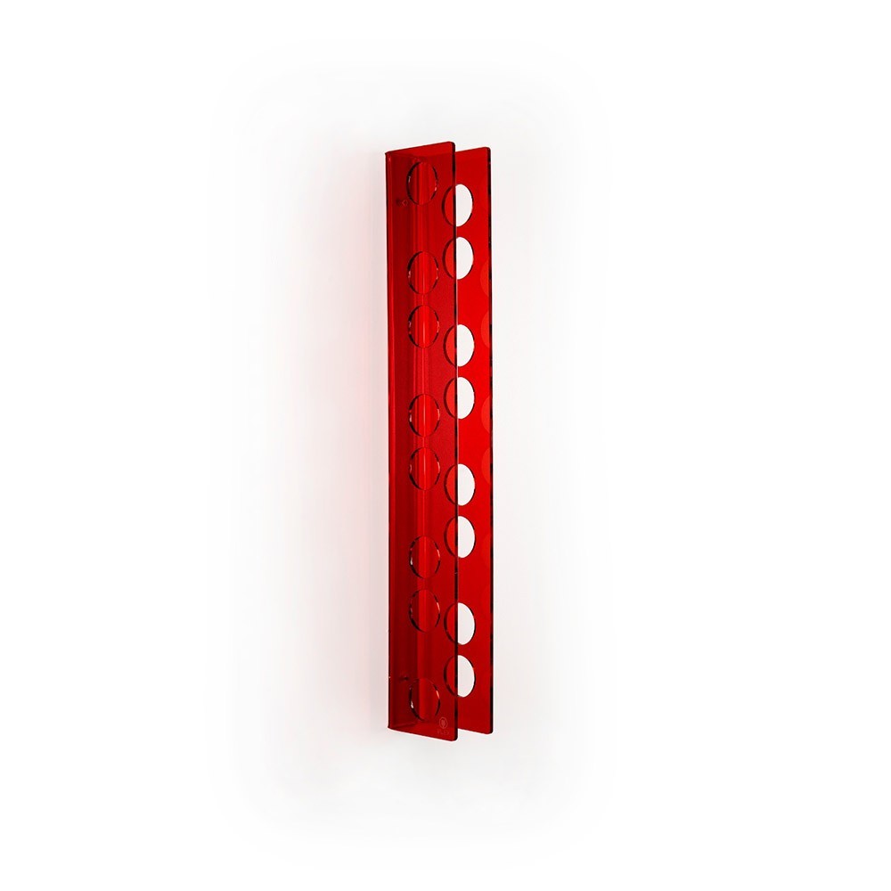 iplex design bibenda cantinetta trasparente rosso
