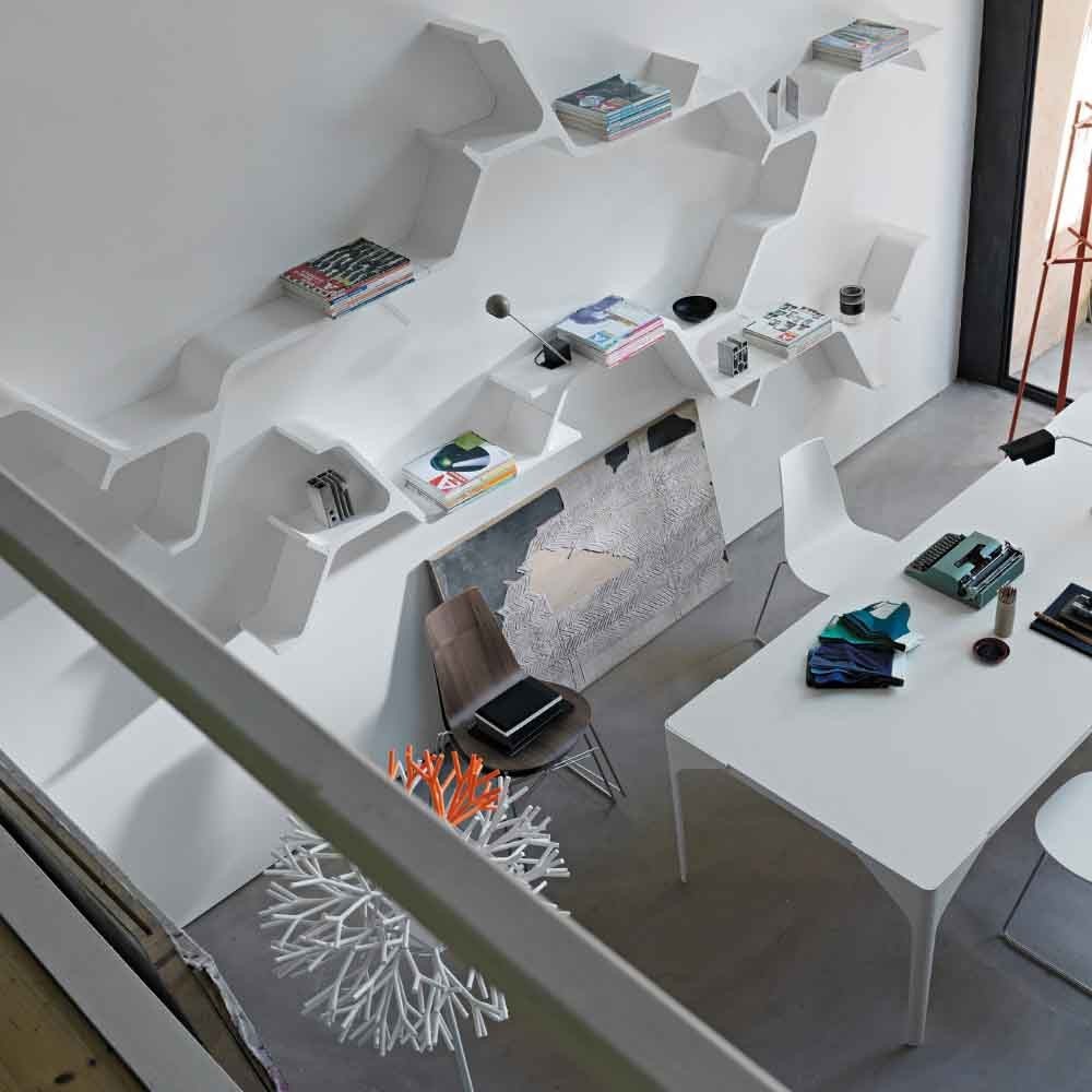 Librería modular de pared Sinapsi by Horm | kasa-store