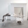Boolla plexiglass coffee table by Iplex Design structure with container available in various finishes