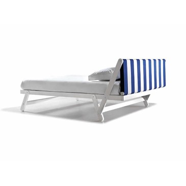 Noctis Tolò double bed in the shape of a deckchair | kasa-store
