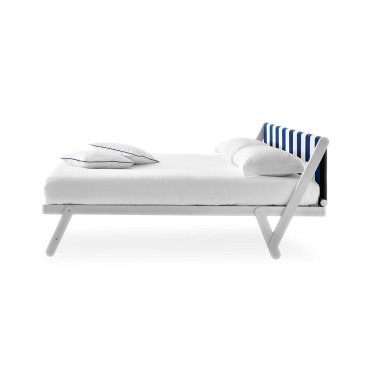 Noctis Tolò διπλό κρεβάτι σε σχήμα ξαπλώστρας | kasa-store