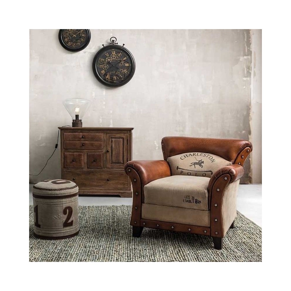 Sillón Charleston vintage para muebles de estilo | kasa-store
