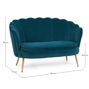 Giliola vintage soffa klädd i tre olika utföranden | kasa-store