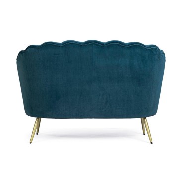 Giliola Vintage-Sofa, gepolstert in drei verschiedenen Ausführungen | kasa-store