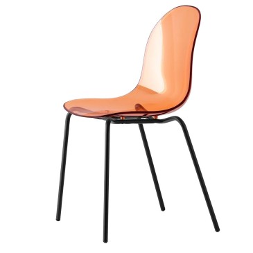 Καρέκλα Connubia Academy από πολυανθρακικό | kasa-store