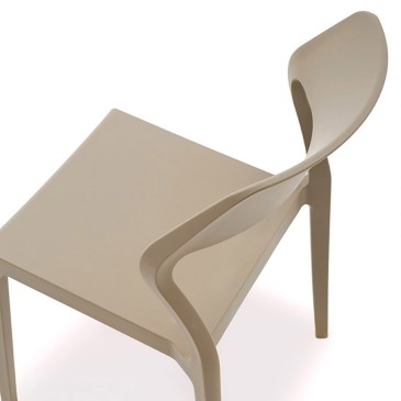 Sandy 4 tuolin setti ulko- tai sisäkäyttöön polypropeenista | kasa-store