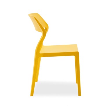 Sandy Lot de 4 chaises pour extérieur ou intérieur en polypropylène | kasa-store