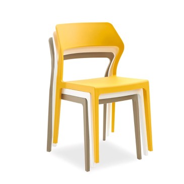 Sandy 4 tuolin setti ulko- tai sisäkäyttöön polypropeenista | kasa-store