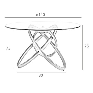 Στρογγυλό τραπέζι μοντέλο 1020 by Angel Cerdà | kasa-store