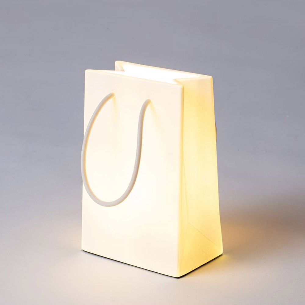 Seletti Daily Glow Shopper design table lamp | kasa-store